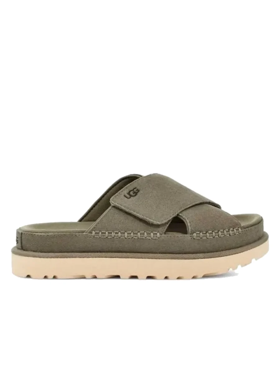 UGG Goldenstar Cross Slide - Moss Green