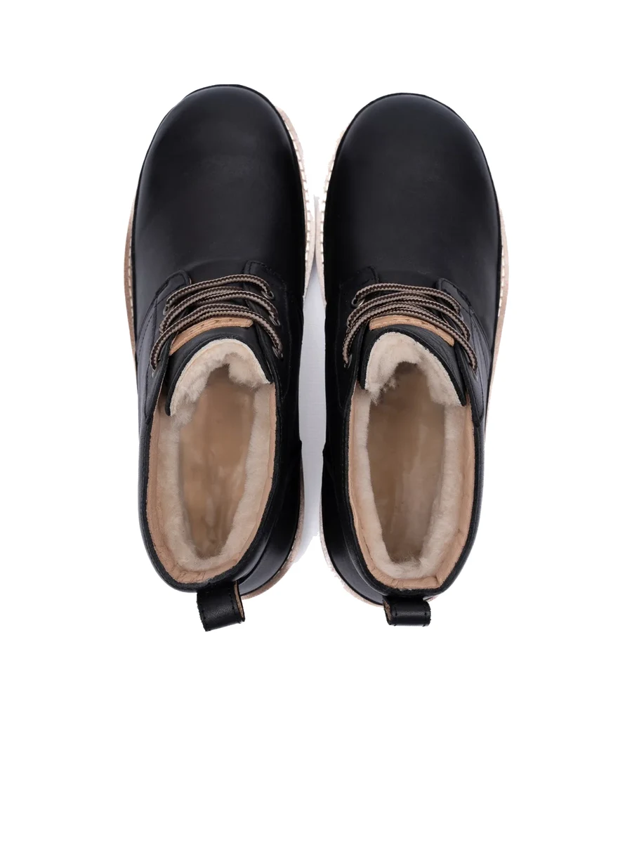 Ugg Mens Neumel Gentleman Leather Black — фото 4