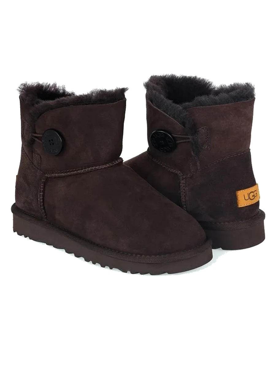 UGG Mini Bailey Button II Chocolate