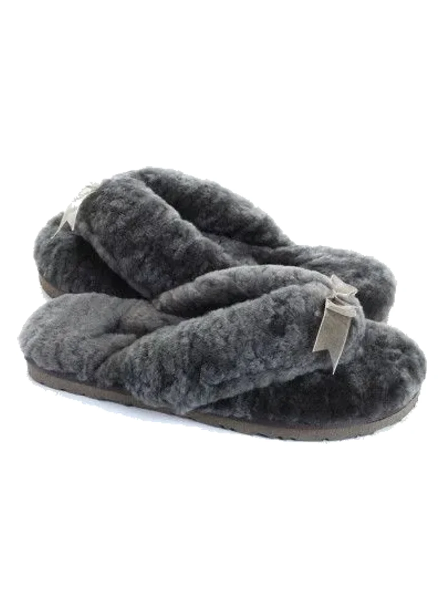 UGG Fluff Flip Flop II Grey