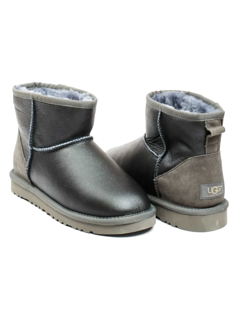 UGG Mens Classic Mini Metallic Grey