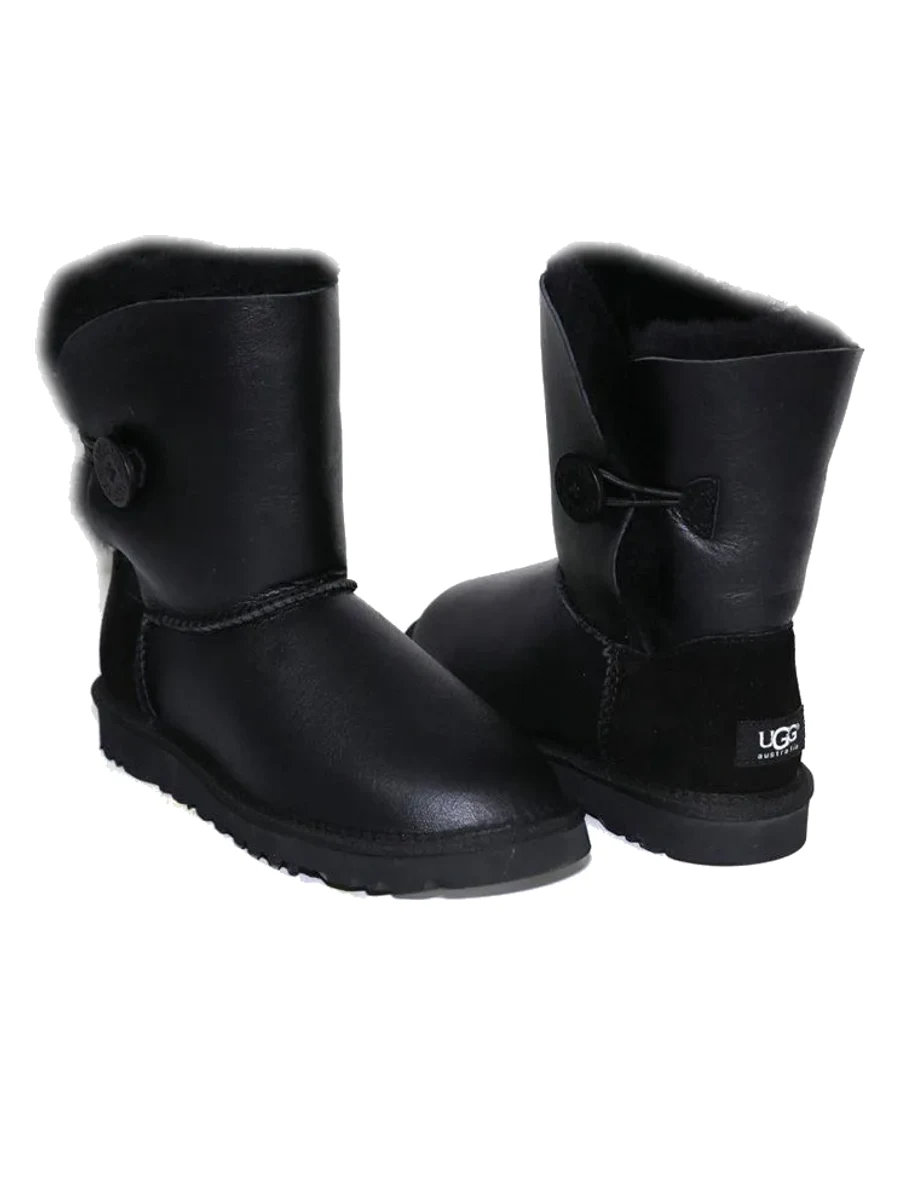 UGG Bailey Button Metallic Black