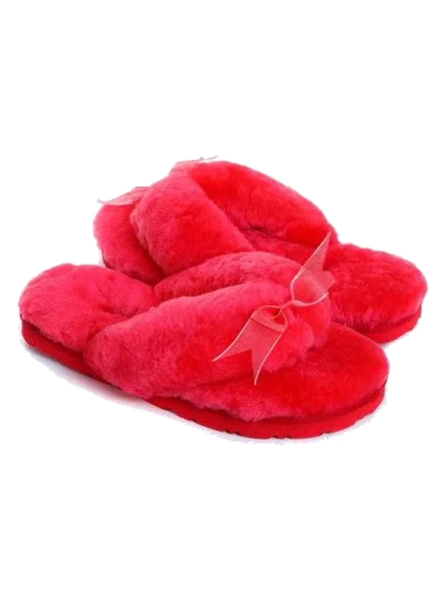 UGG Fluff Flip Flop II Watermelon Red