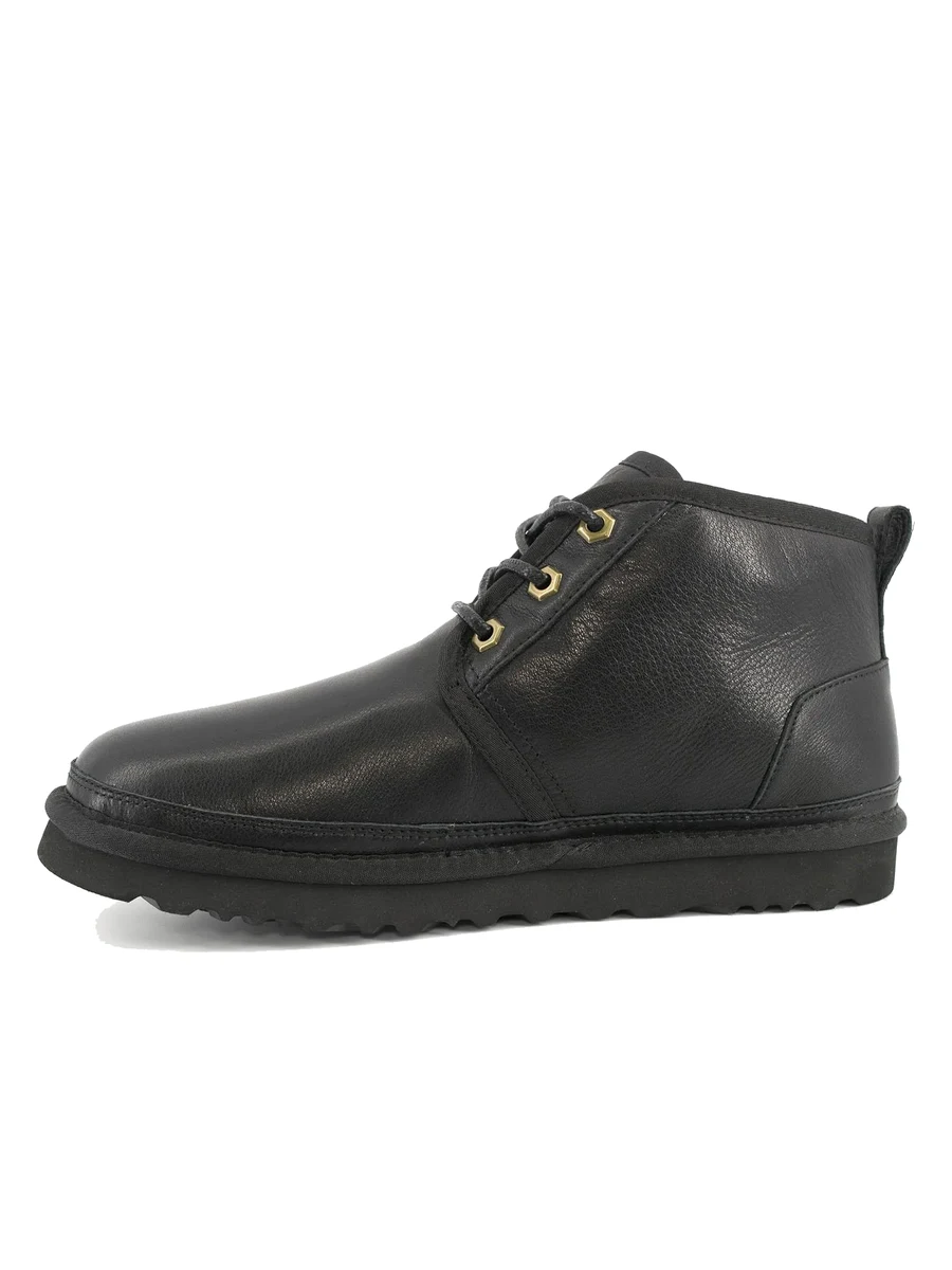 UGG Mens Neumel Leather Black — фото 4