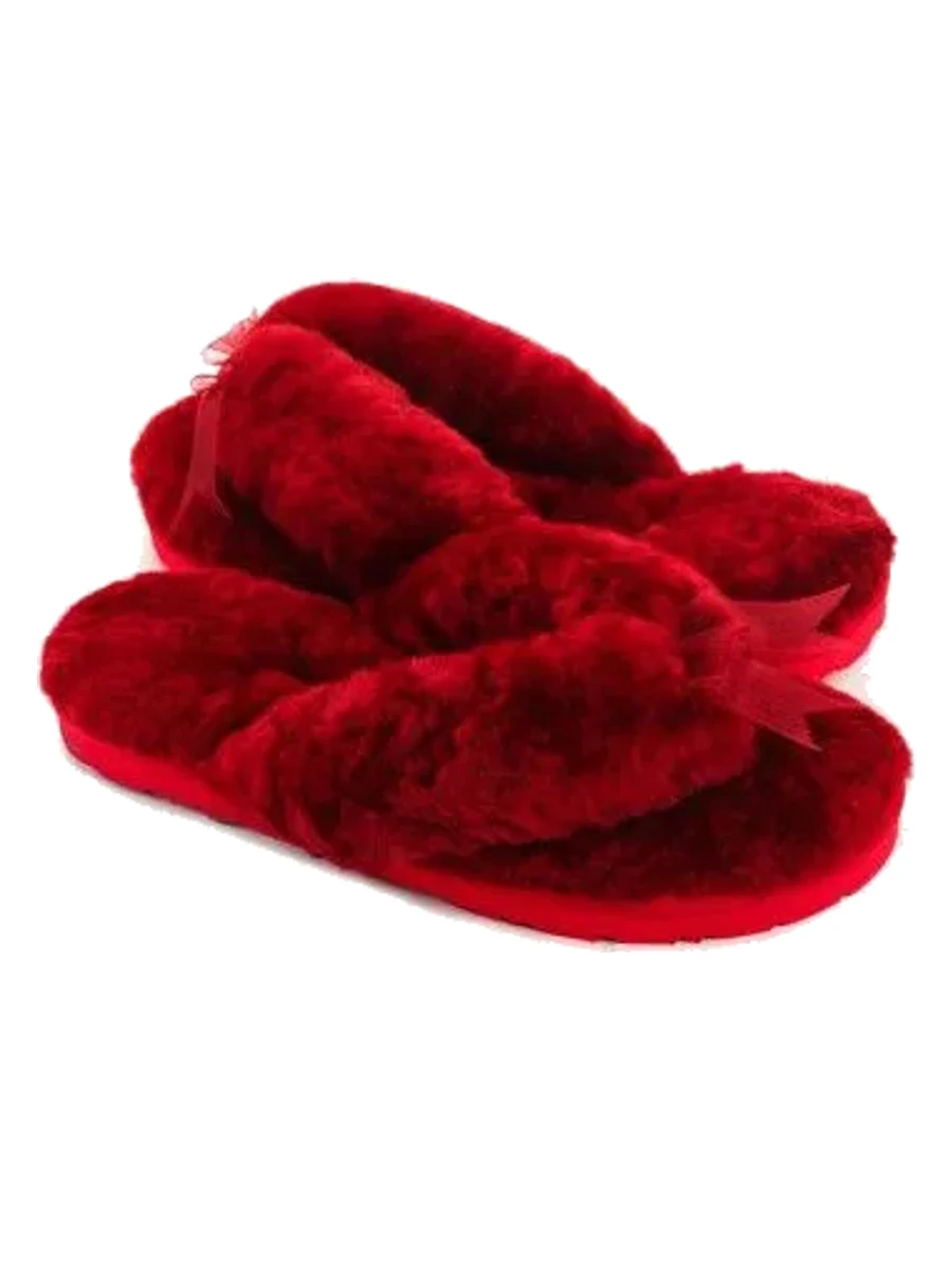 UGG Fluff Flip Flop II Bordo
