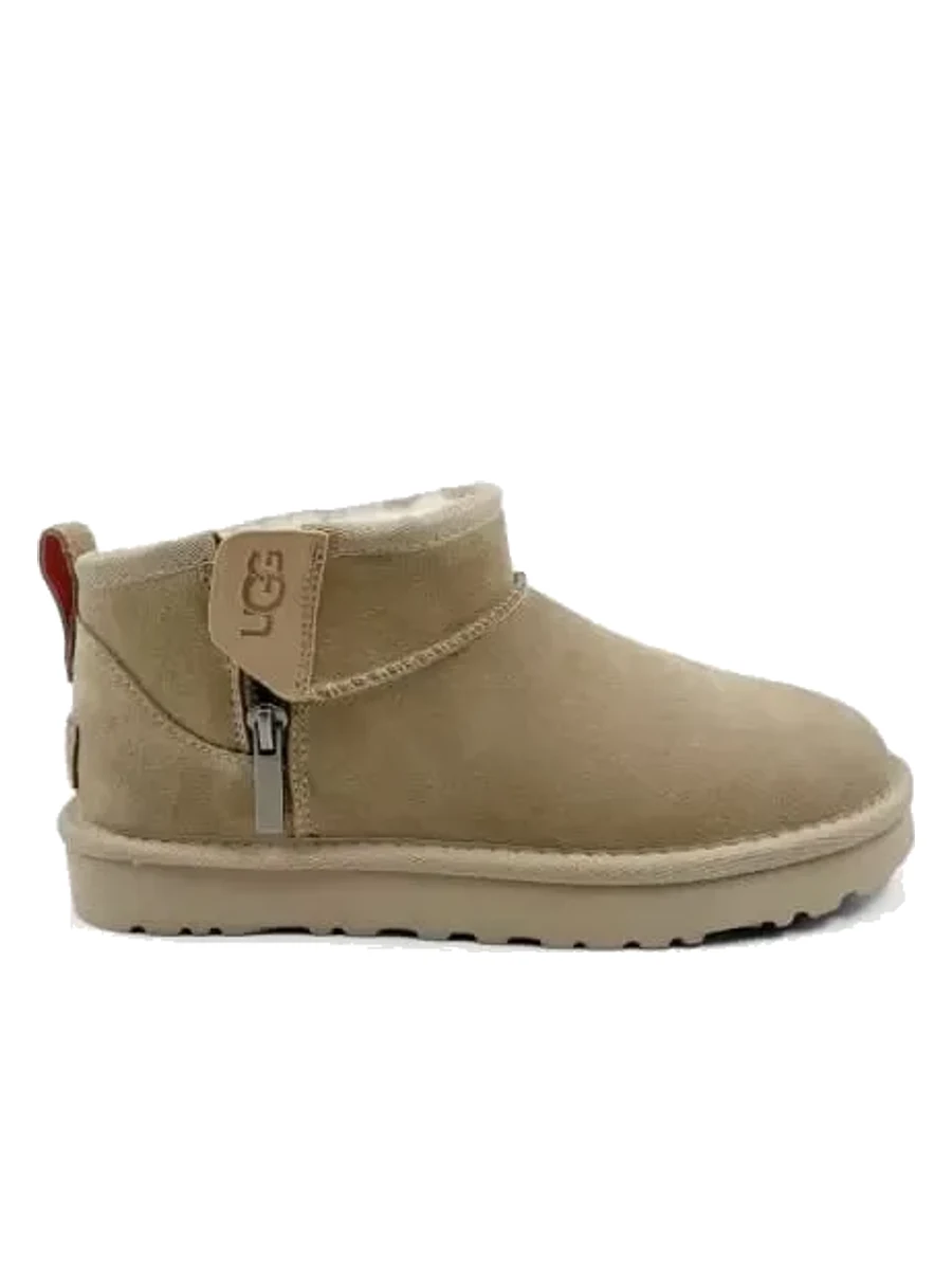 UGG Classic Ultra Mini Zip Boot Sand