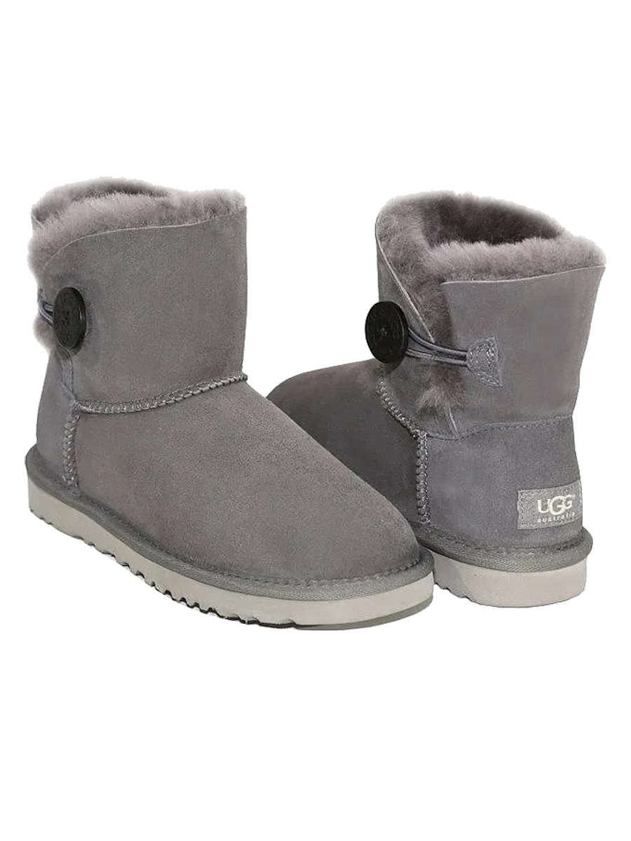 UGG Mini Bailey Button II Grey