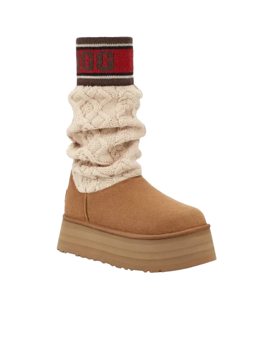 UGG Classic Sweater Letter Chestnut — фото 2