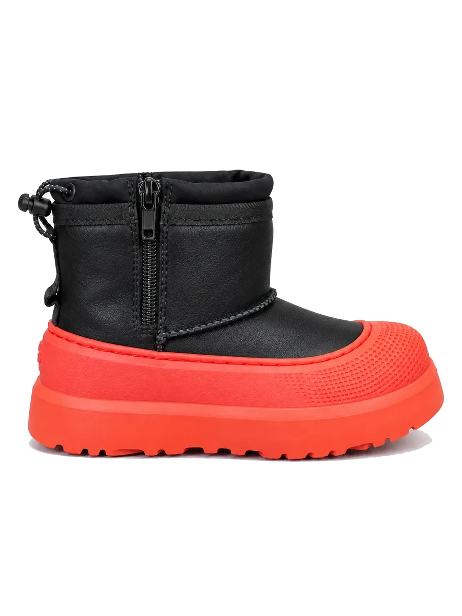 Kids Mini Weather Hybrid Leather Black Orange — фото 4