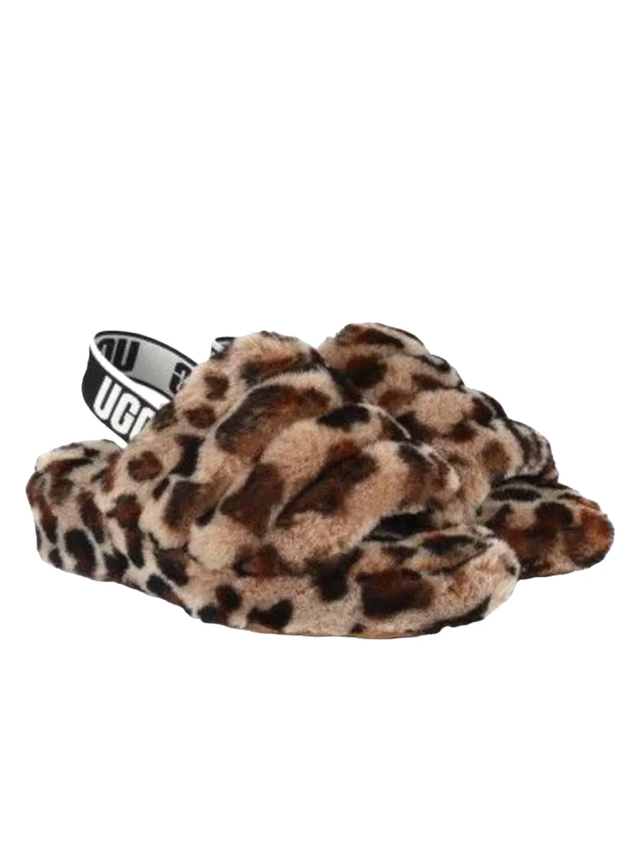 UGG Fluff Yeah Slide Leopard
