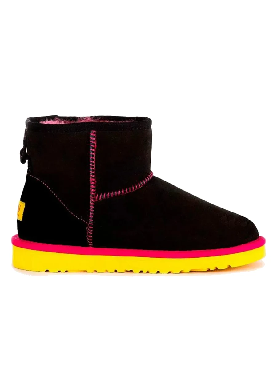 UGG Classic Mini II Black-Yellow