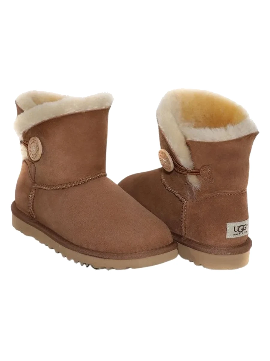 UGG Mini Bailey Button II Chestnut