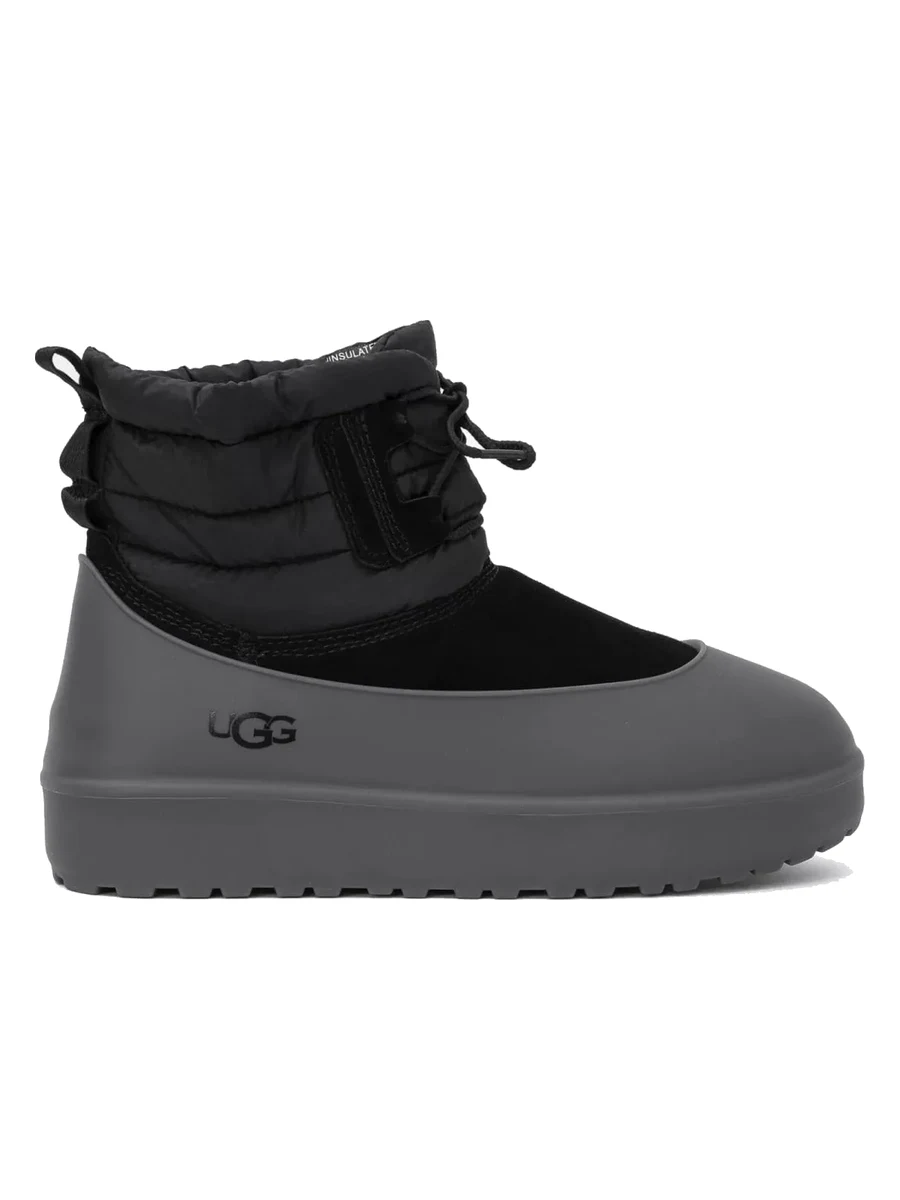 UGG Mens Classic Mini Lace-Up - Black