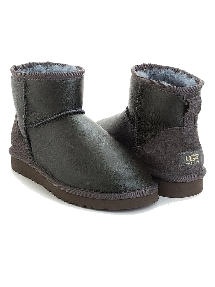 UGG Classic Mini Metallic Grey