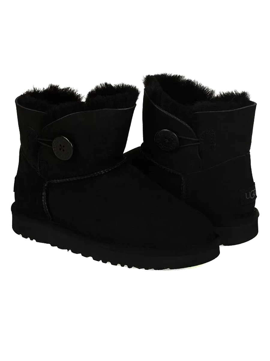 UGG Mini Bailey Button II Black