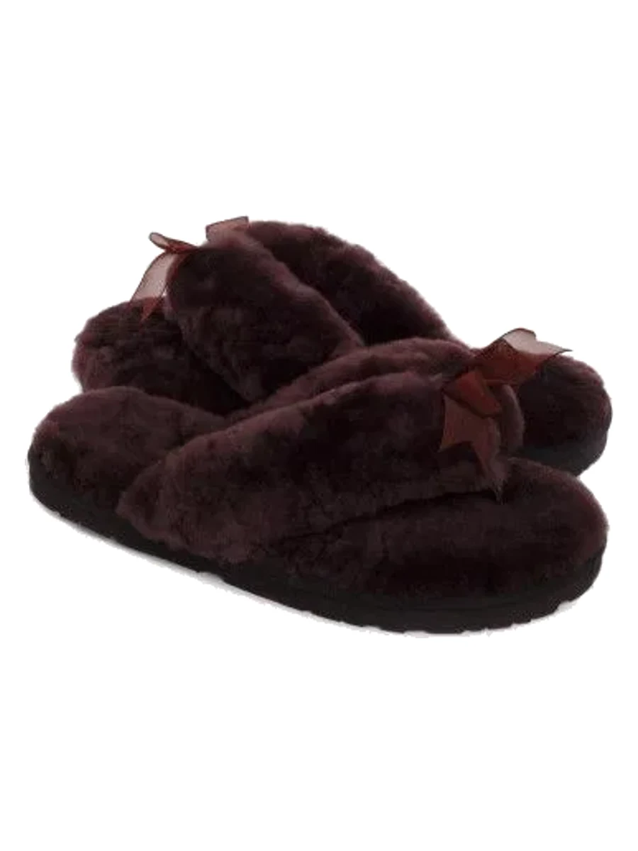 UGG Fluff Flip Flop II Chocolate