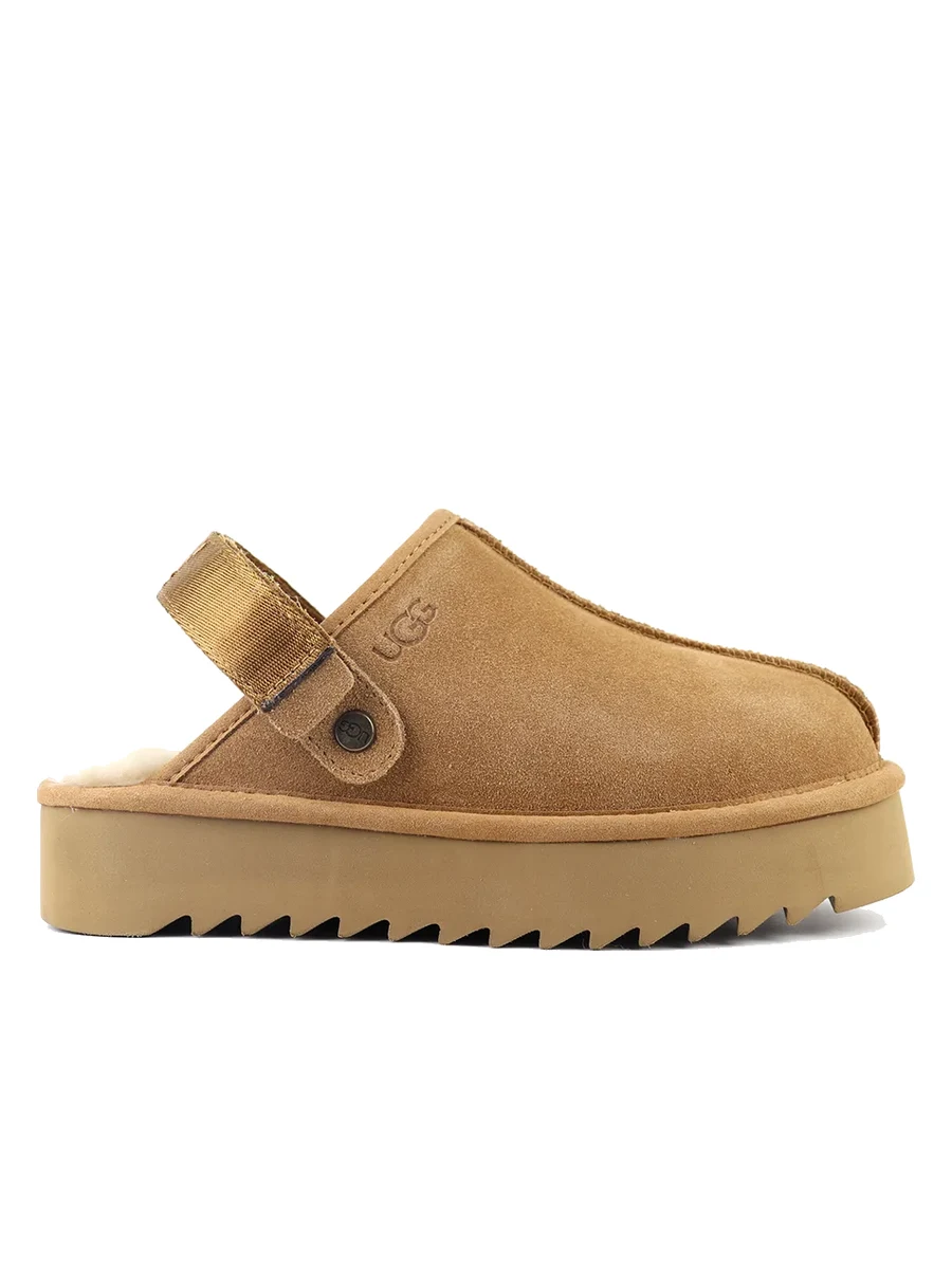 UGG Goldenstar Clog Platform Chestnut