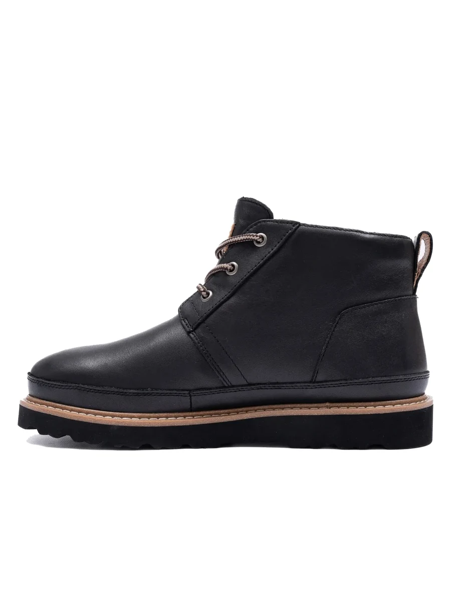 Ugg Mens Neumel Gentleman Leather Black — фото 5