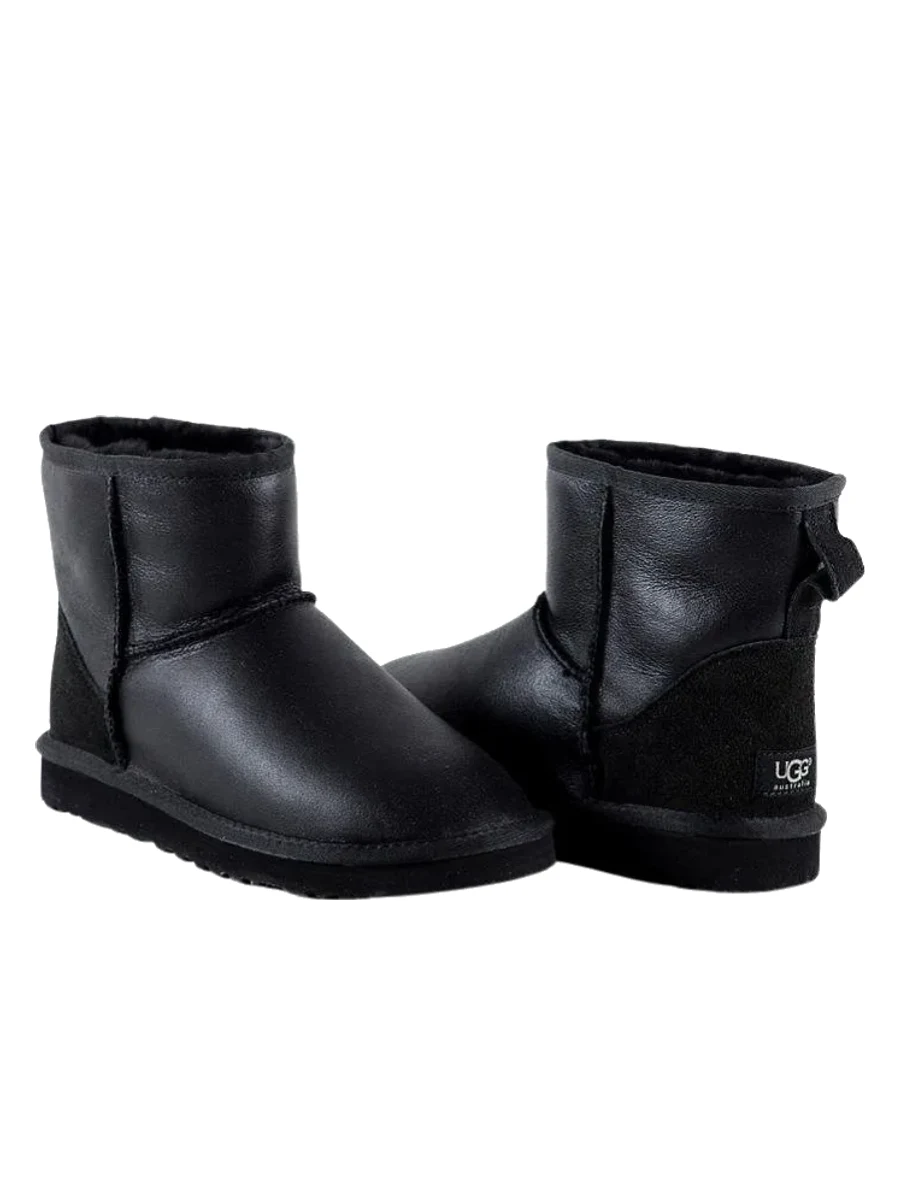 UGG Classic Mini Metallic Black