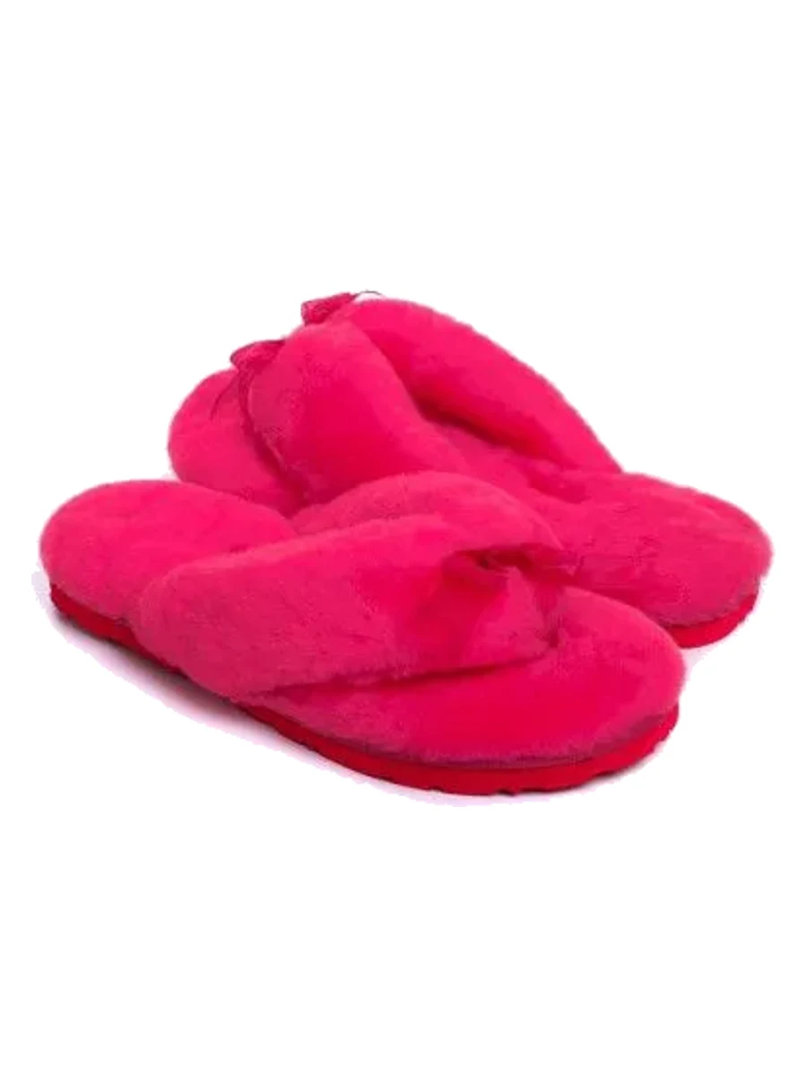 UGG Fluff Flip Flop II Rose Red