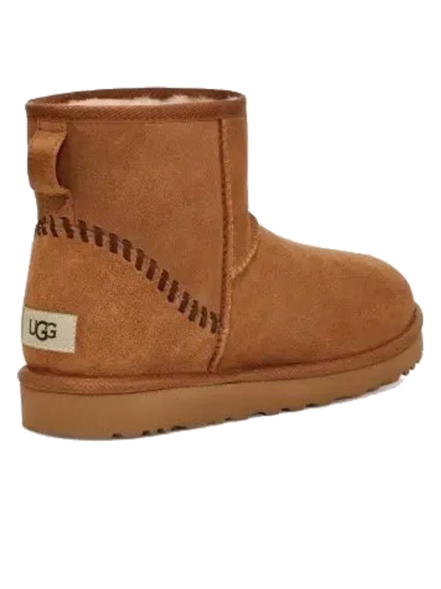 UGG Mens Classic Mini Deco Suede Boot Chestnut — фото 3