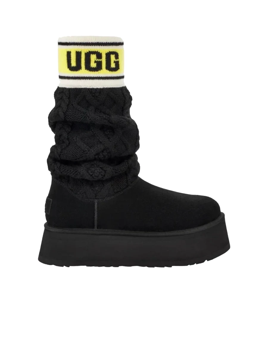 UGG Classic Sweater Letter Black