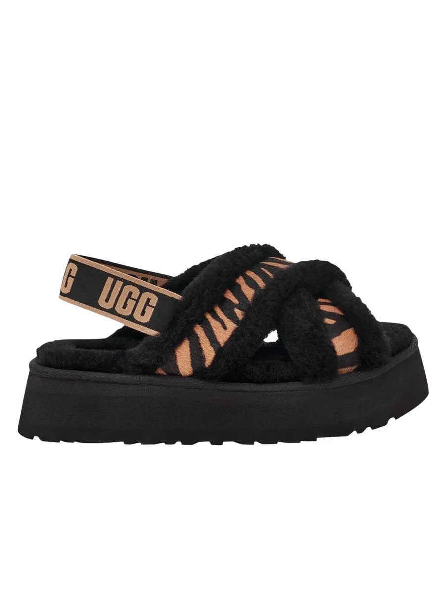 UGG W Disco Cross Slide Tiger Print