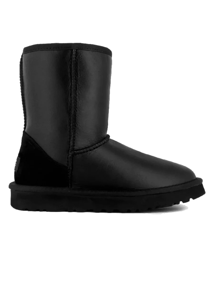 UGG Mens Classic Short Metallic Black