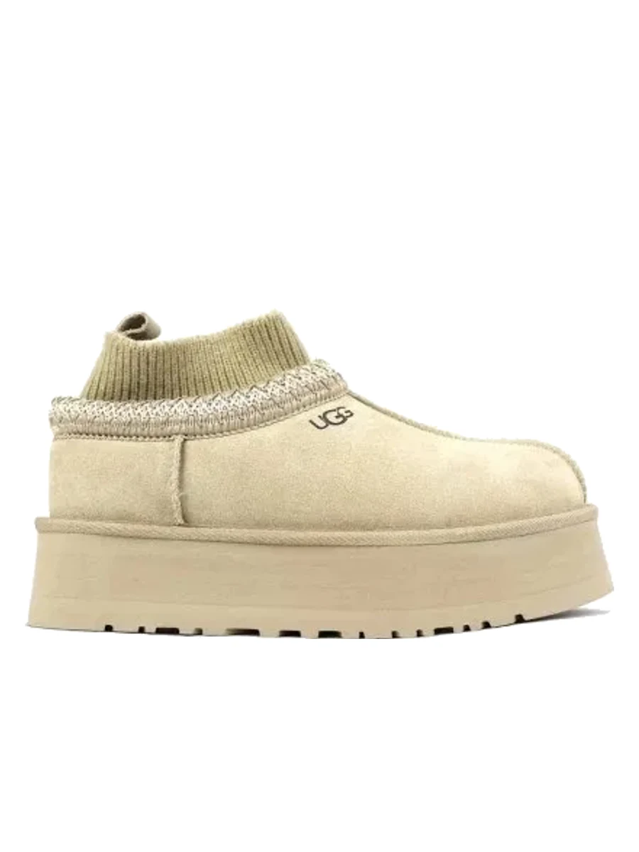 UGG Tazz Knit Platform Mustard Seed