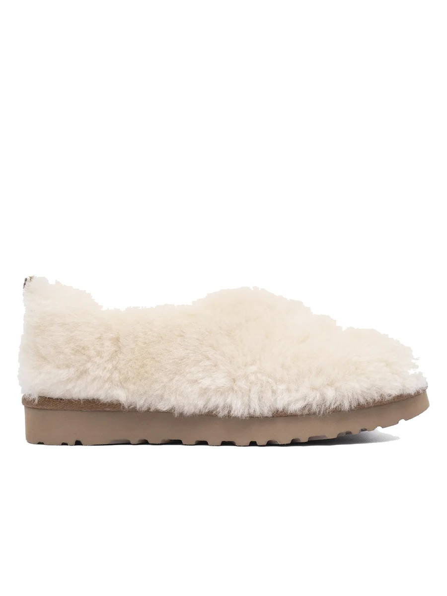 Ugg Hailey Fluff Slippers Natural