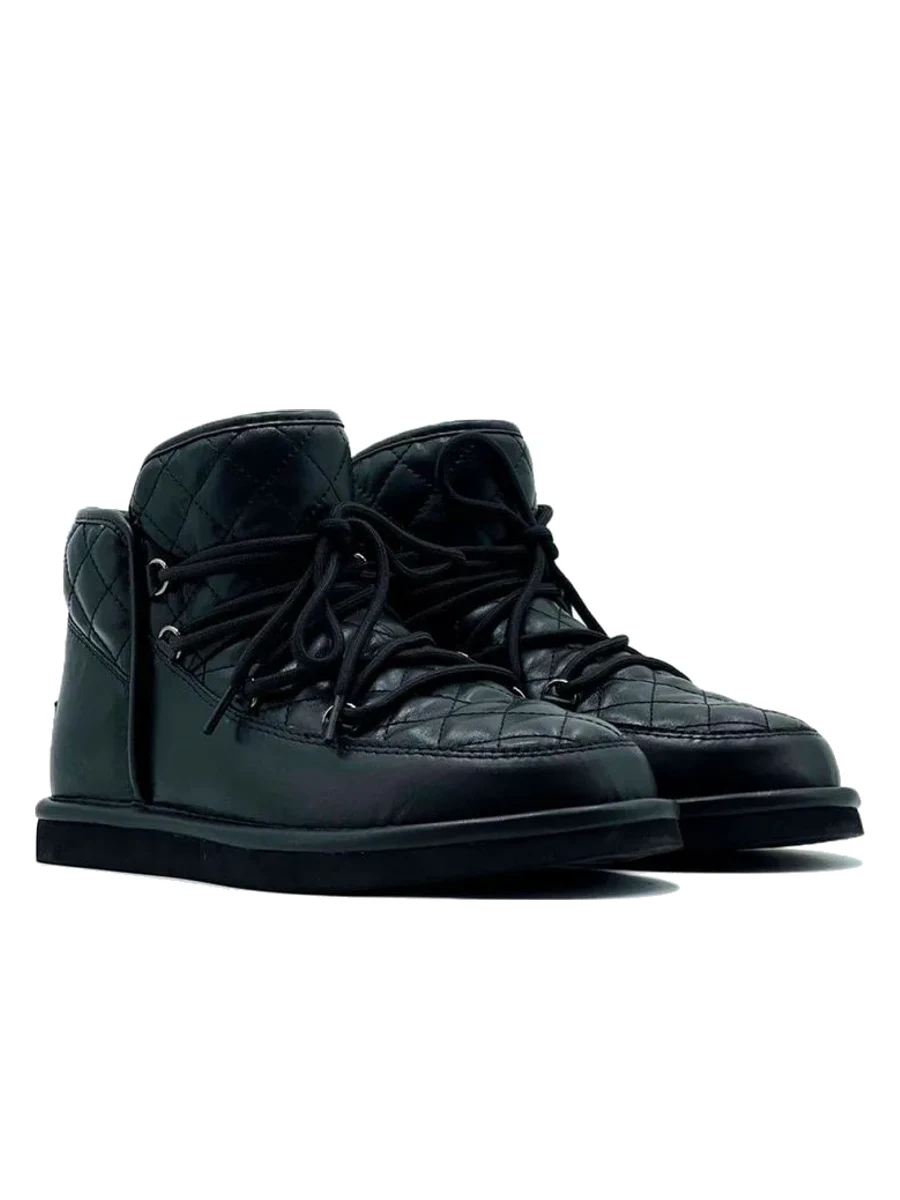 UGG Lodge Mini Leather Black