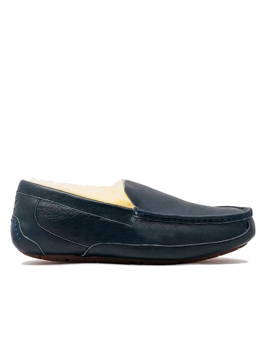 UGG Mens Ascot Leather Navy