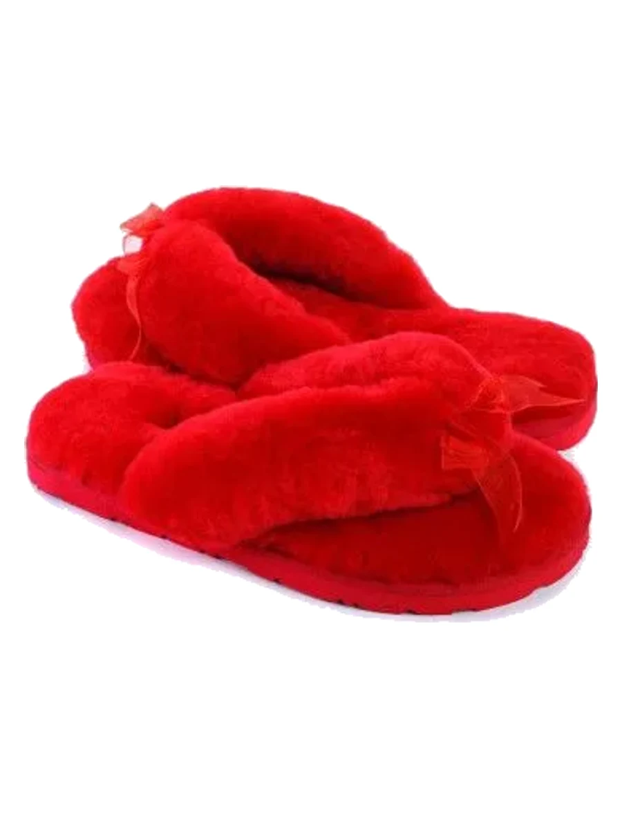 UGG Fluff Flip Flop II Red
