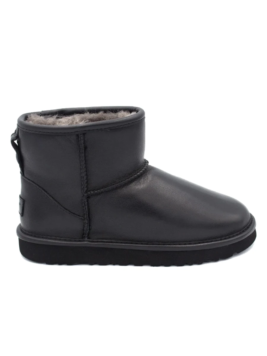 UGG Mens Classic Mini Leather Black