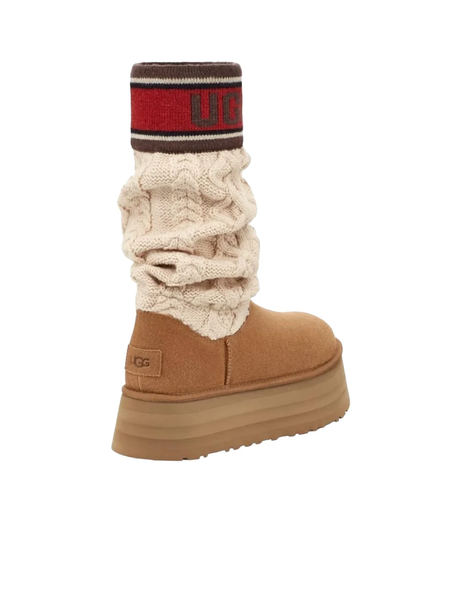 UGG Classic Sweater Letter Chestnut — фото 3
