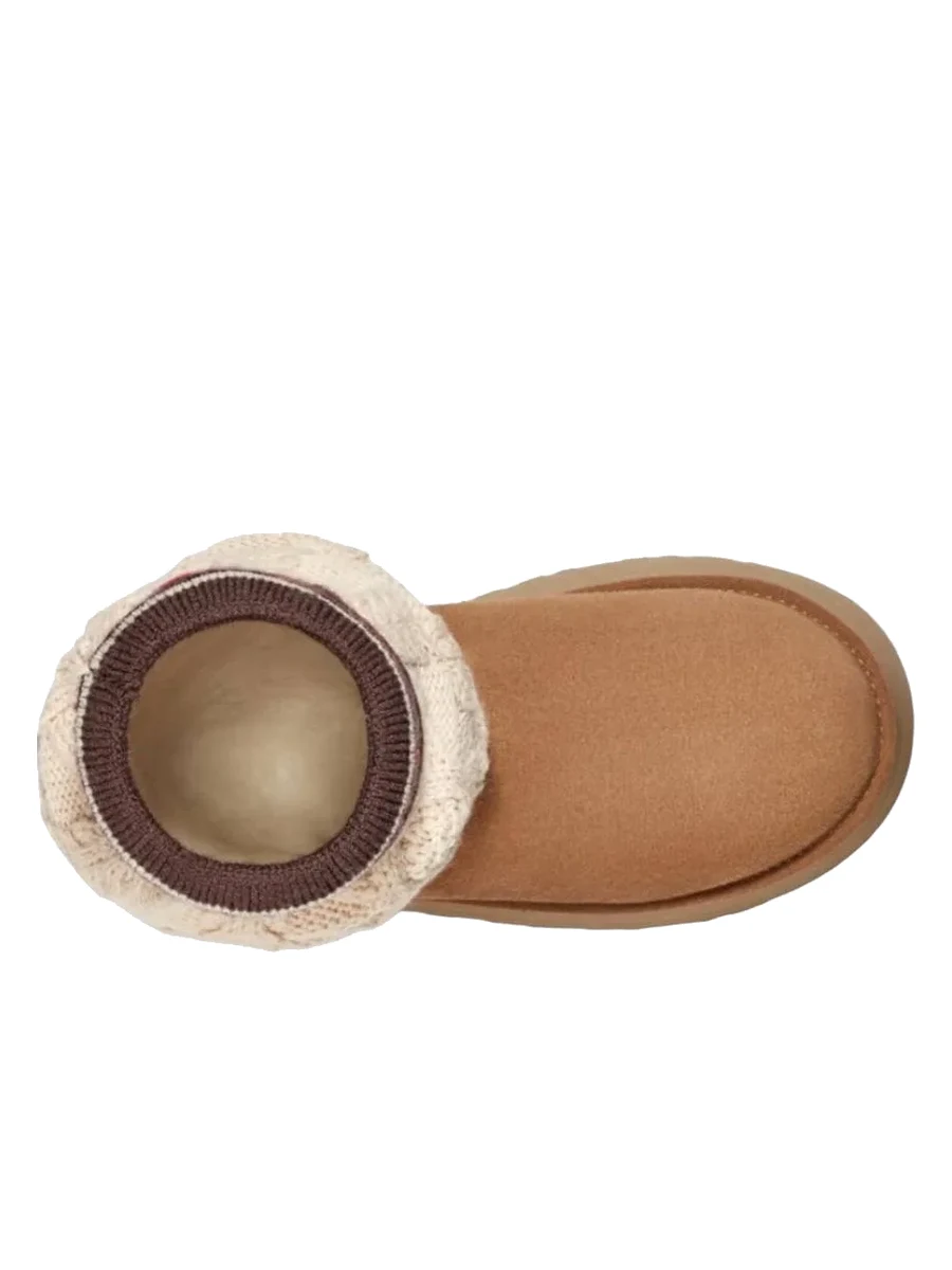 UGG Classic Sweater Letter Chestnut — фото 5