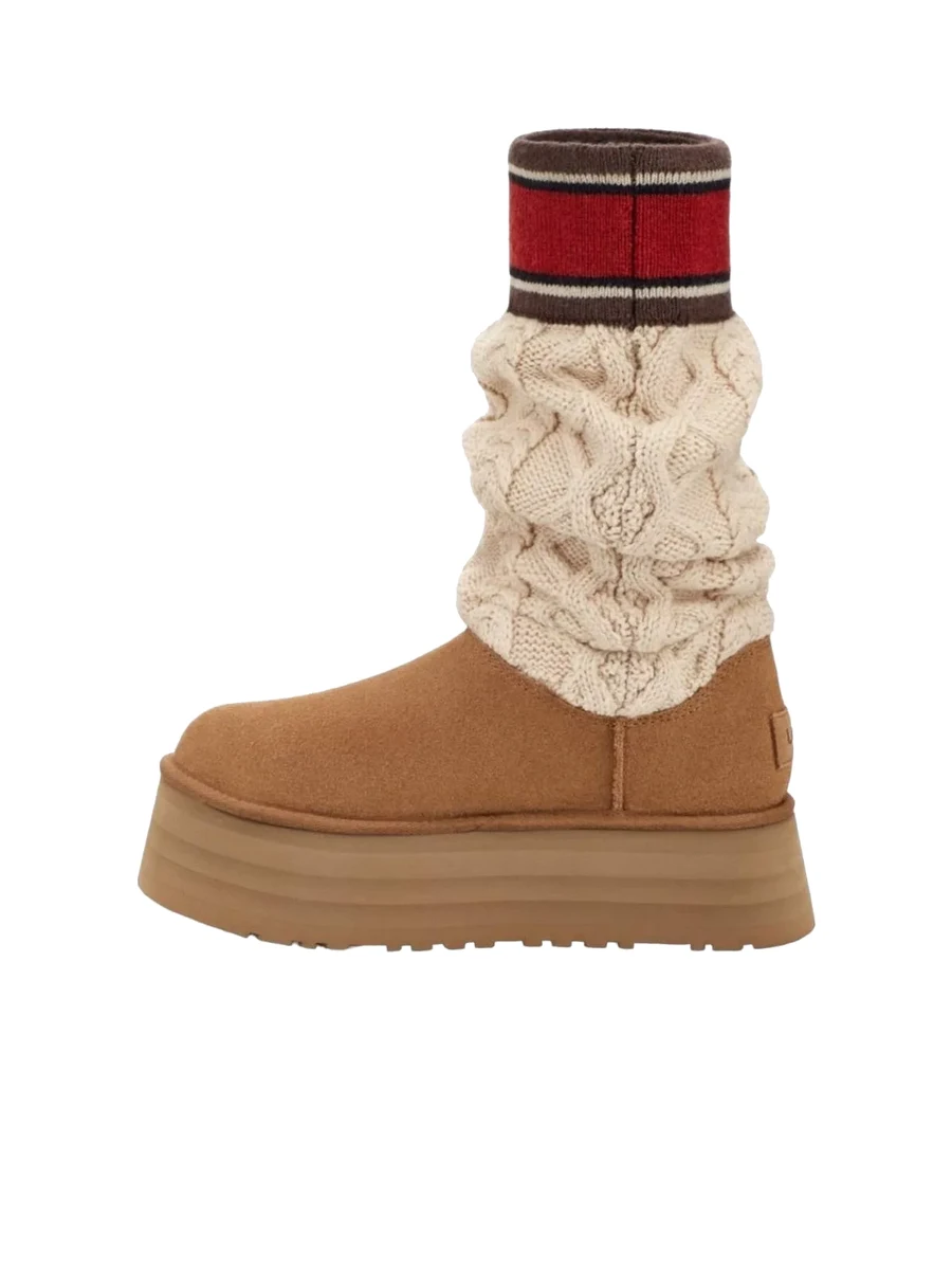 UGG Classic Sweater Letter Chestnut — фото 4