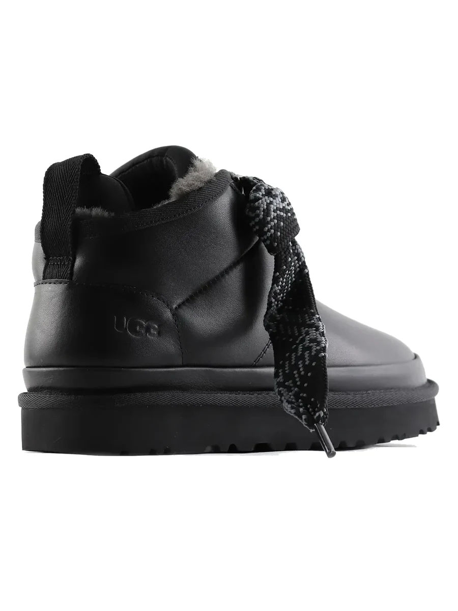 UGG Mens Neumel Leather FT Moss Black — фото 4