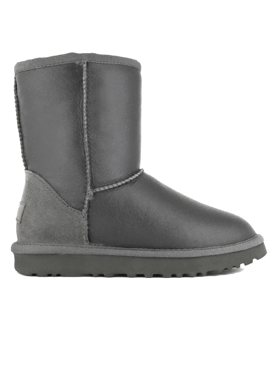 UGG Mens Classic Short Metallic Grey