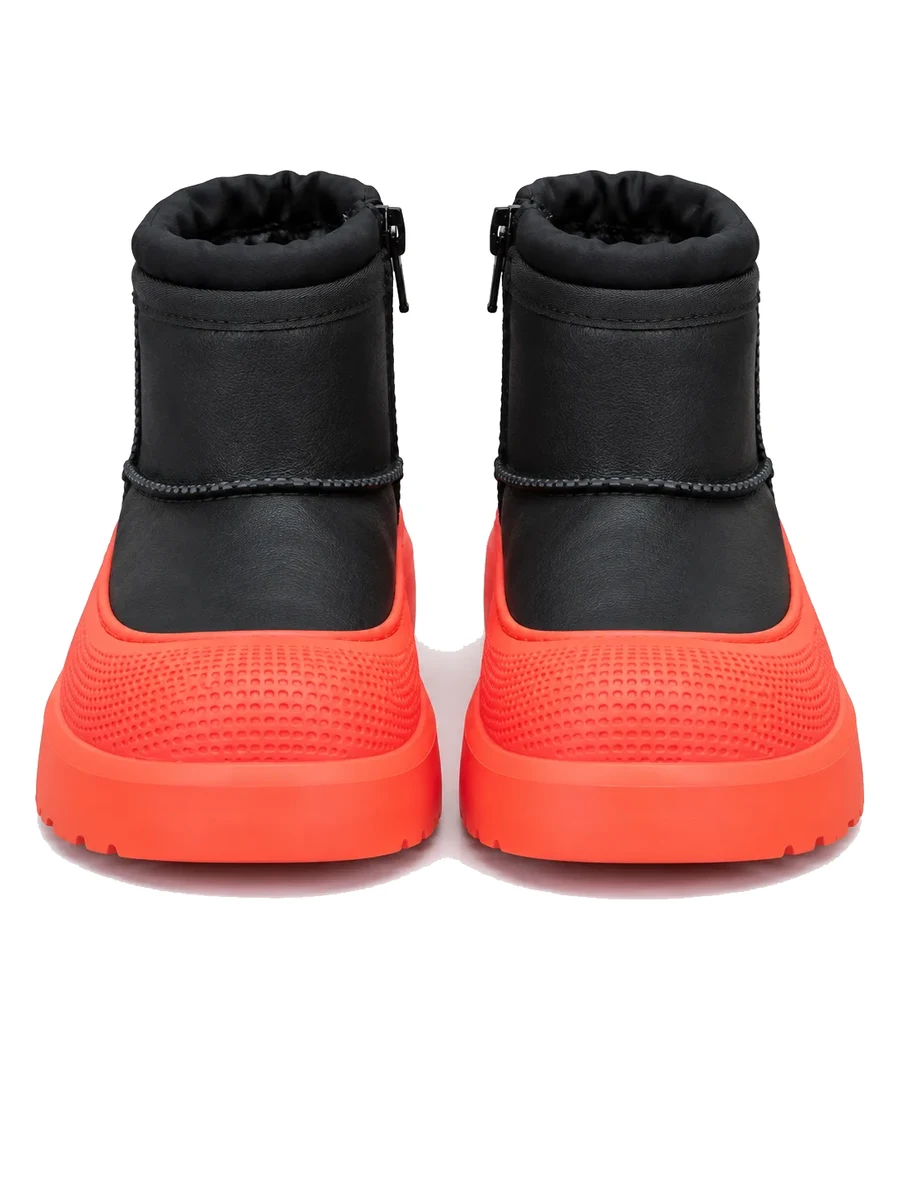 Kids Mini Weather Hybrid Leather Black Orange — фото 2