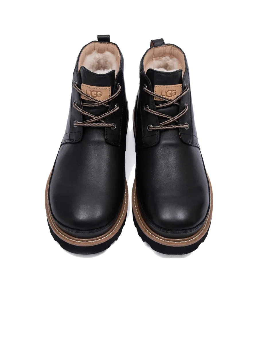 Ugg Mens Neumel Gentleman Leather Black — фото 2