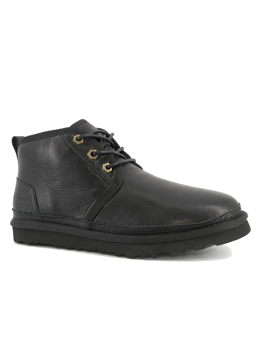 UGG Mens Neumel Leather Black — фото 5