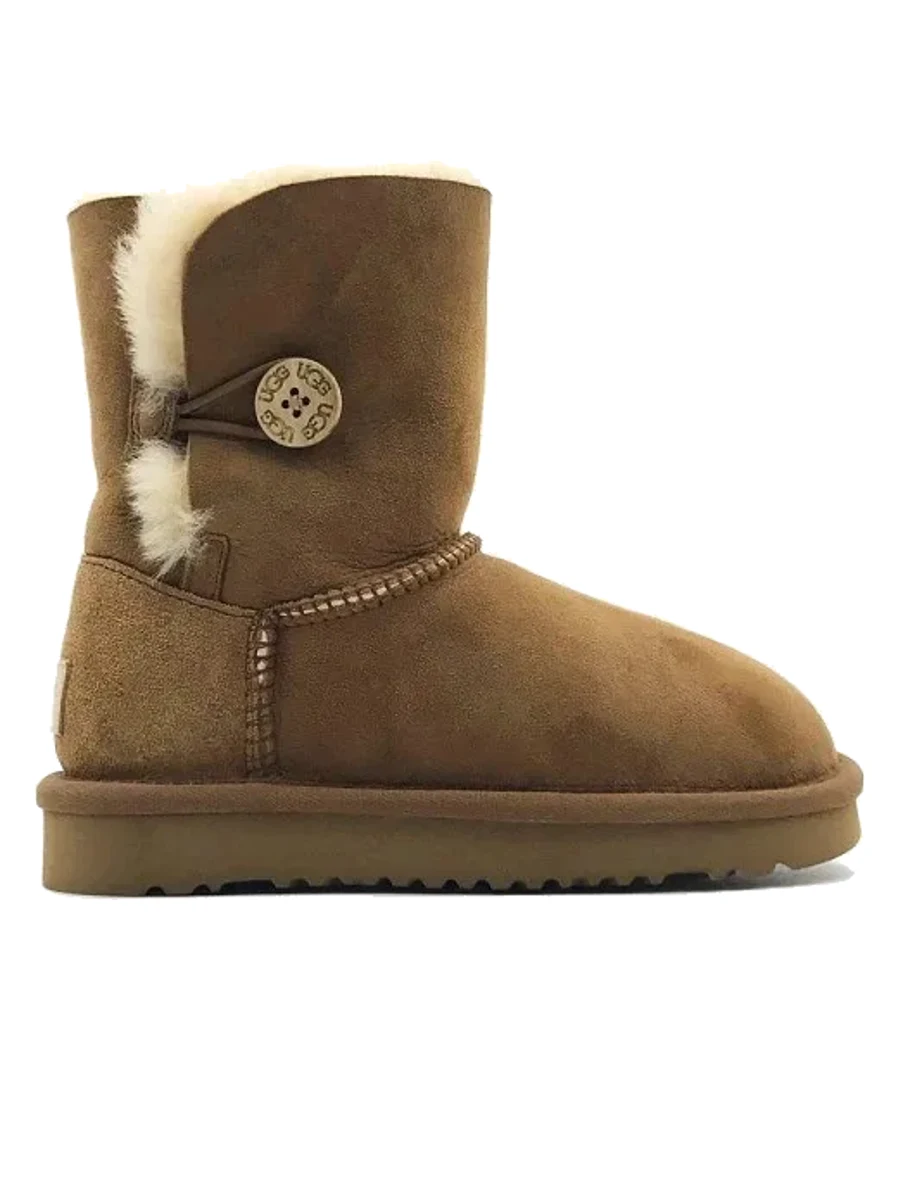 UGG Kids Bailey Button Chestnut