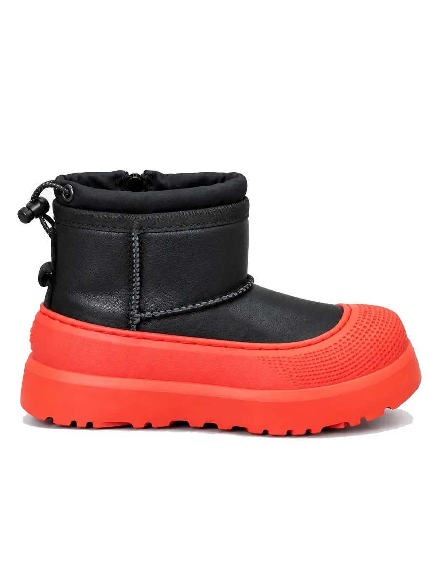 Kids Mini Weather Hybrid Leather Black Orange