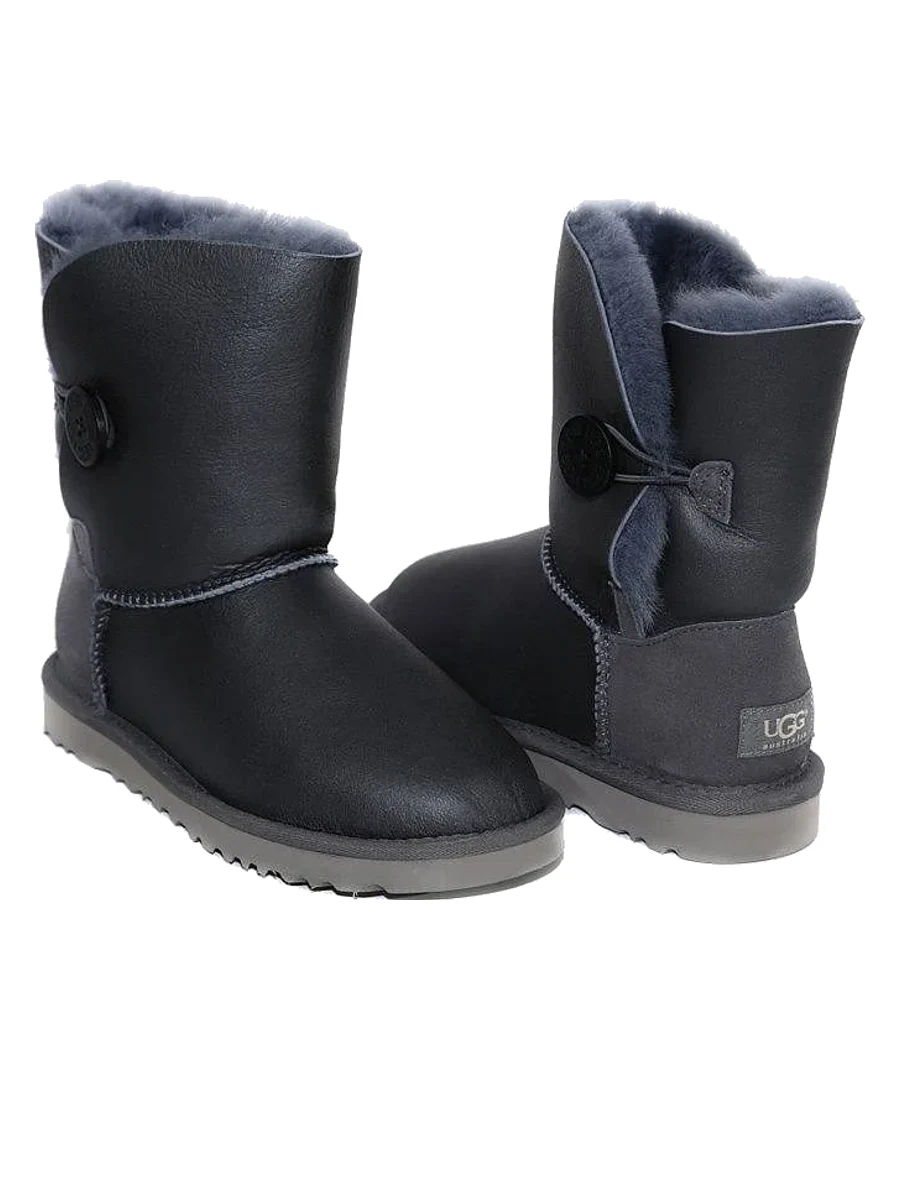 UGG Bailey Button Metallic Grey
