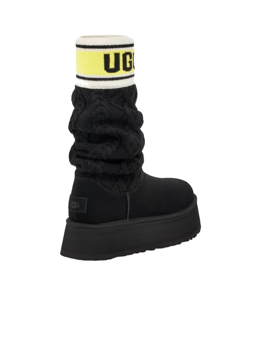 UGG Classic Sweater Letter Black — фото 2